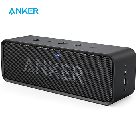 Anker-altavoz inalámbrico portátil con Bluetooth Soundcore con controlador Dual, graves intensos, autonomía de 24h, alcance de 66 pies, Bluetooth y micrófono incorporado ► Foto 1/6