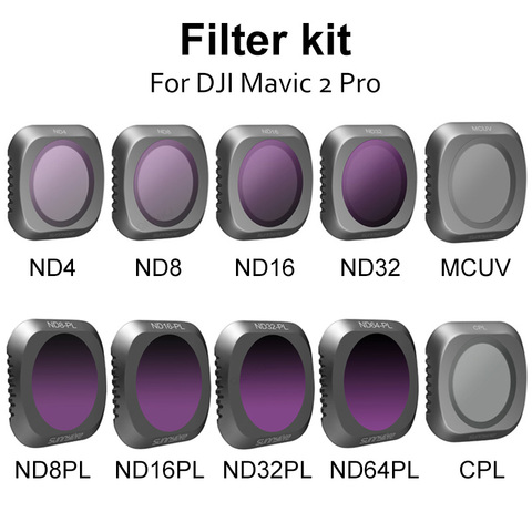 DJI-kit de filtro de lentes de cámara para Dron, accesorios de cardán para cámara MAVIC 2 PRO MCUV CPL ND ND4 ND8 ND16 ND32 ► Foto 1/1