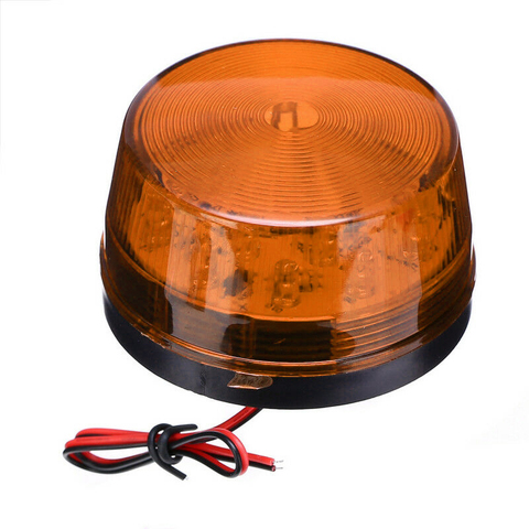 LED Strobe Car Emergency Alarm light Round Tail Turn Signal Light Lamp ATV LED Warning Tailight Bulbs For RV truck Motorcycle ► Foto 1/6
