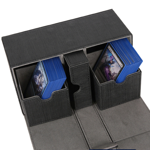 Caja grande para guardar tarjetas coleccionables, contenedor de colección para juego de mesa Pokemon Magic CCG MTG TCG, 20x11,3x9cm ► Foto 1/6