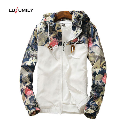 MLinina cazadora chaqueta otoño Plus tamaño 5XL Causal con cremallera con capucha Floral básica suelto abrigo chaqueta de cazadora de mujer ► Foto 1/1