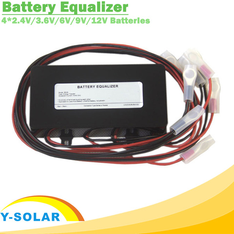 Balanceador de batería para 4 piezas 2,4 V/3,6 V/6V/9V/12V batería sistema de Banco VRLA LFP Ni CD/Ni/MH batería cargador de ecualizador controlador ► Foto 1/1