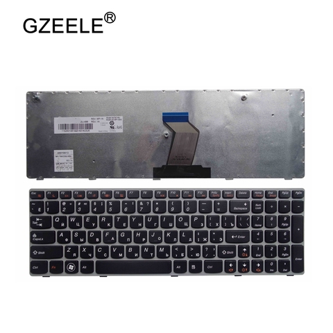 GZEELE RU teclado para portátil para LENOVO G570 G575 Z560 Z560A Z560G Z565 G570AH G570G G575AC G575AL G575GL G770 G560 russian RU ► Foto 1/6