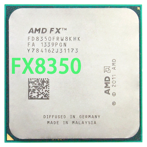 AMD FX-Series FX 8350 Octa Core/AM3 +/4,0 GHz/125W/FD8350FRW8KHK ► Foto 1/2