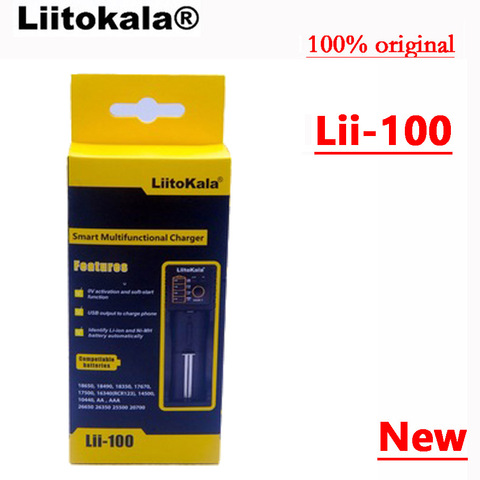 Liitokala Lii-100 1,2 V/3 V/3,7 V/4,25 V recargable productos todas las formas y tamaños. ¡El libro! Único en el mundo lii100 ► Foto 1/5