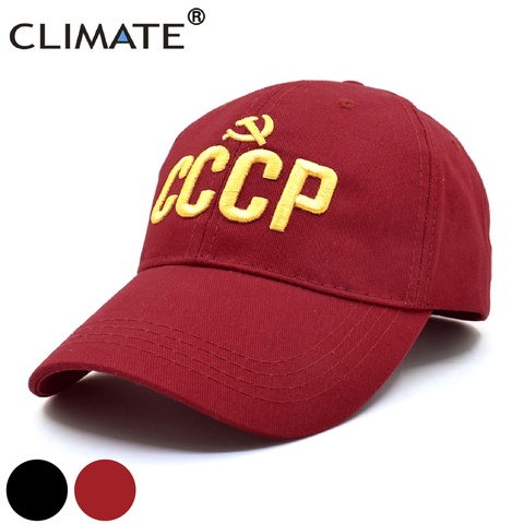 CLIMATE CCCP-gorras de béisbol para hombres y mujeres, gorras de béisbol masculinas, geniales, de Rusia, deportivas, ajustables, geniales ► Foto 1/6