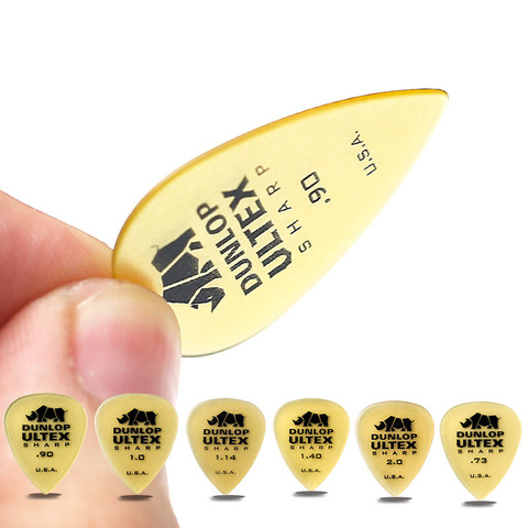 Dunlop Ultex Sharp guitarra Pick Plectrum mediador 0,73mm-2,0mm bajo mediador eléctrica acústica clásico partes para guitarra selecciones ► Foto 1/6