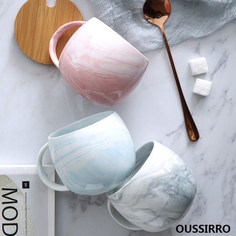 Taza de cerámica creativa de 320 ml con cuchara y cubierta taza ranurada especial para oficina en casa regalo de lujo para bebedor de té ► Foto 1/6