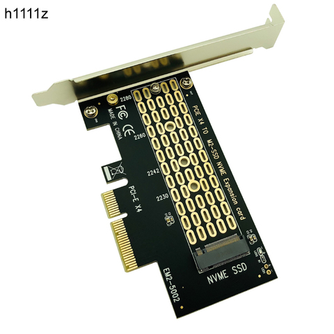 H1111Z Añadir en la tarjeta PCI Express m.2/Adaptador Riser M.2 SSD Adaptador PCIE M.2/2280/SSD NVME PCIE SSD-M.2 PCI-E 4x PCIE 3,0 Adaptador ► Foto 1/6