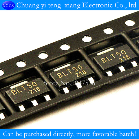 Transistor de alta frecuencia Serie BLT50 500MA/7,5 V/1,2 W/470 MHZ () 10 unids/lote ► Foto 1/1