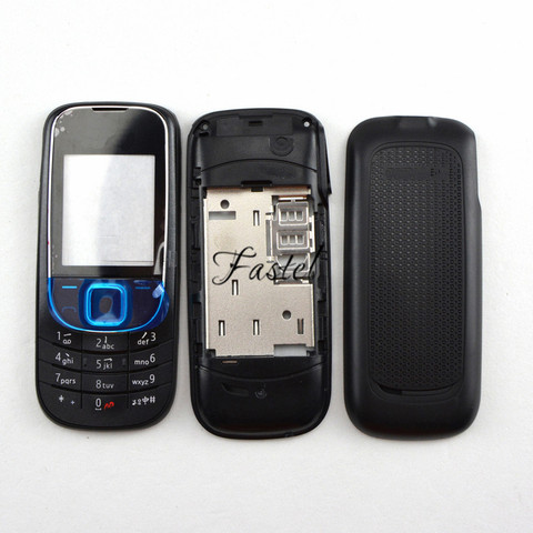 Carcasa para teléfono móvil Nokia 2323c 2323 classic, carcasa completa de alta calidad, incluye teclado y herramientas, envío gratis ► Foto 1/5