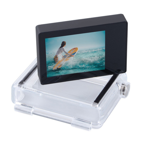 Accesorios para GoPro Lcd pantalla no táctil BacPac Lcd monitor de pantalla + Cove de puerta trasera expandida para GoPro Hero 4 3 + 3 Black Cámara ► Foto 1/6