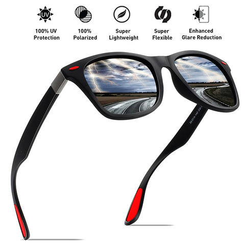 MAXJULI deportes gafas de sol hombres de pesca de 2022 gafas de sol polarizadas para hombres TR90 marco gafas de UV400 ► Foto 1/6