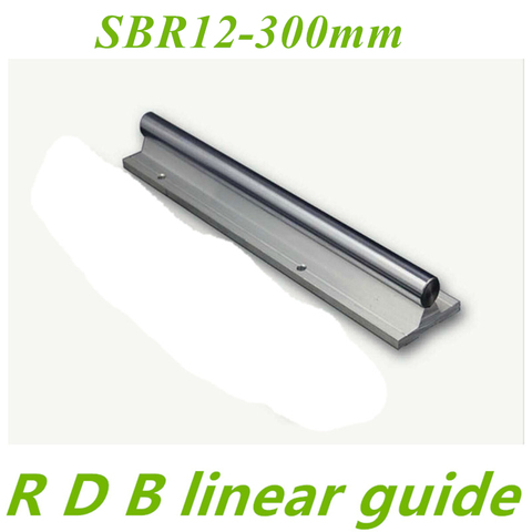 SBR12 rail L300mm 12mm guía lineal cnc enrutador parte lineal rail SBR12 guía lineal ► Foto 1/1