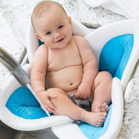 Productos para el cuidado del bebé, bañera/cojines para bebé recién nacido, almohada de baño flotante, cojín para bañera plegable, alfombrilla de apoyo para bebés # C ► Foto 1/6