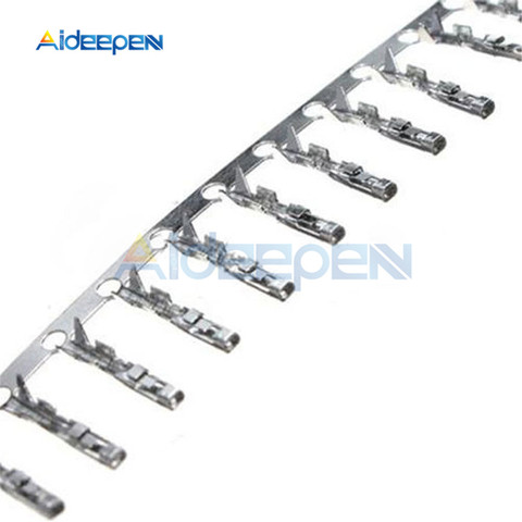 100 piezas Dupont puente Cable carcasa hembra Pin conector Terminal Crimps 2,54mm ► Foto 1/4