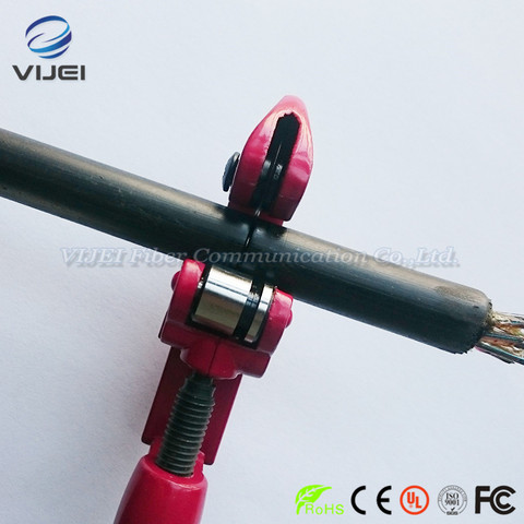 Cuchillo de apertura transversal Pelacables ópticos de fibra transversal aplicable a líneas de Cable de 3 mm a 28mm ► Foto 1/6