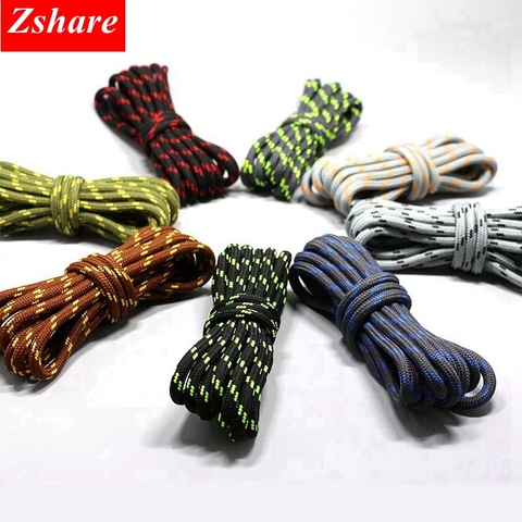 Cordones redondos de 19 colores para senderismo al aire libre, cordones para zapatillas deportivas para niños, zapatillas deportivas de longitud cordones para 100, 120, 140, 160CM, cestas de lacetas, 1 par ► Foto 1/6