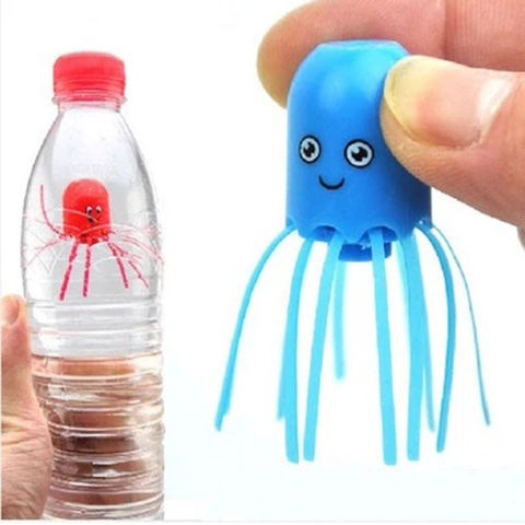 Nuevo juguete divertido lindo mágico sonrisa Medusa flotante juguete de ciencia regalo para niños al azar ► Foto 1/5