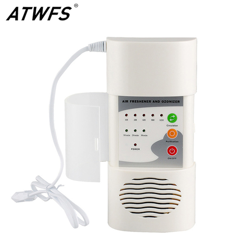 ATWFS generador de ozono portátil purificador de aire 220v limpiador de aire oxígeno ionizador generador esterilización desinfección sala limpia ► Foto 1/6