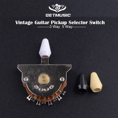 Vintage 3 5 forma recogida de guitarra interruptor camioneta Selector guitarra interruptor Musical de la guitarra a ► Foto 1/6
