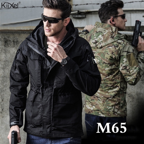 M65 UK US chaquetas tácticas hombres otoño vuelo piloto abrigo ejército ropa Casual Sudadera con capucha militar campo chaquetas impermeable ► Foto 1/6