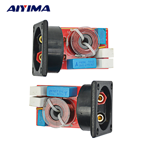 AIYIMA 2 piezas de 2 Crossover filtros 2 Unidad de altavoz de alta fidelidad, divisor de frecuencia con caja ► Foto 1/6