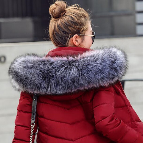 2022 invierno de las mujeres capa de piel sintética bufanda de invierno cálido de cuello de piel agradable chales con accesorios de invierno regalos de imitación de piel de zorro nuevo ► Foto 1/6