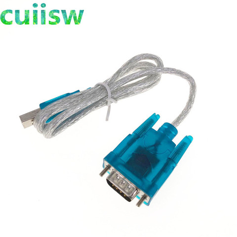 Adaptador de Cable USB a RS232, puerto COM, Serial PDA, 9 pines, DB9, compatible con HL-340, 1 Uds., nuevo, Windows7-64 ► Foto 1/4