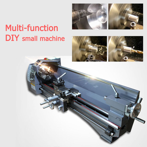 220 V se cuentas de la máquina de procesamiento de torno de mini multifuncional máquina de 750 W de cobre motor principal de madera y de metal ► Foto 1/1