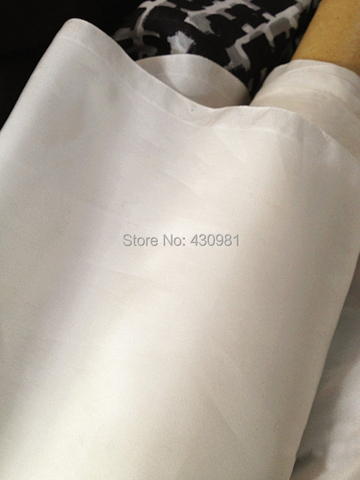 Superoferta 12 Momme Natural blanco seda Material suave Habutai Linings 100% tela de seda de morera Habotai ► Foto 1/6