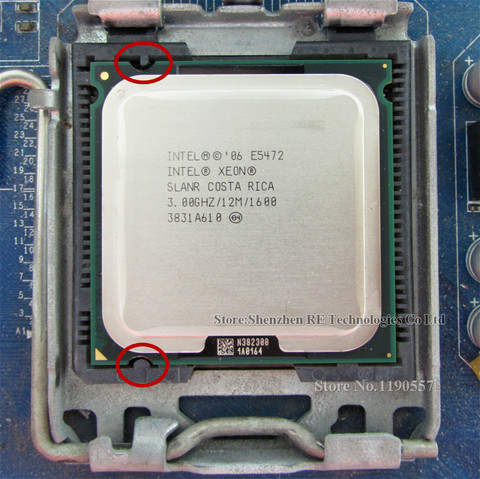 Intel-procesador Intel Xeon E5472 de 3,0 GHz, 12MB, 1600Mhz, Quad Core, CPU que funciona en la placa base LGA775, no necesita adaptador ► Foto 1/3