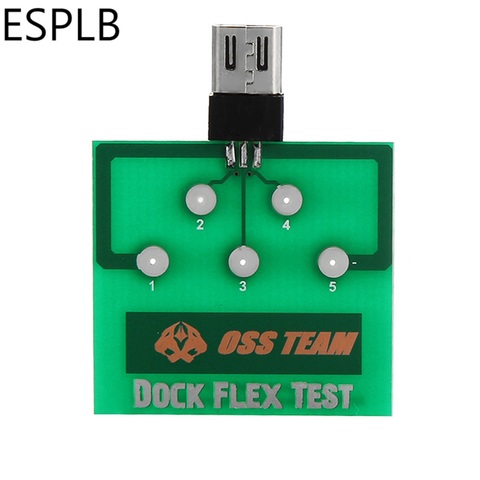 ESPLB batería carga Dock Flex Test Board herramienta para Android Micro 5 Pin teléfono móvil para iPhone 6 6 Plus 6 s 6 s Plus 7 7 Plus ► Foto 1/6