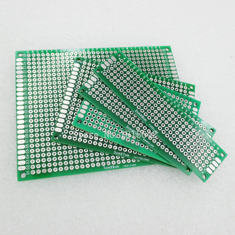 5 unids/lote PCB Kit 7x9 5x7 4x6 3x7 2x8cm doble lado cobre pcb prototipo placa universal Kit DIY electrónico ► Foto 1/3