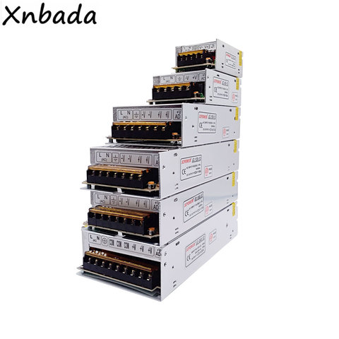 DC12V 1A 2A 3A 5A 6.5A 8.5A 10A 12.5A 15A 16.5A 20A 25A 30A 40A 50A 60A Led fuente de alimentación transformador Led controlador de potencia adaptador ► Foto 1/6