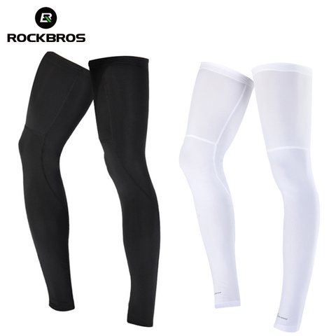 ROCKBROS-mallas deportivas para ciclismo, calentadores de piernas, con seguridad para exteriores, protección solar UV ► Foto 1/6