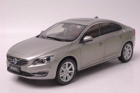 Modelo fundido a presión para Volvo S60L 2015, sedán dorado, juguete de aleación, colección de coches en miniatura, regalos S60, 1:18 ► Foto 1/1