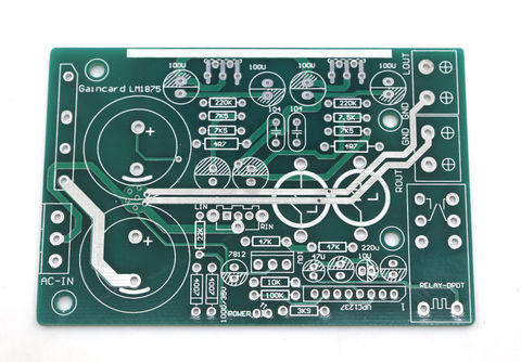 GG (Gaincard)-AMPLIFICADOR DE POTENCIA ESTÉREO, PCB desnudo, LM1875 ► Foto 1/2