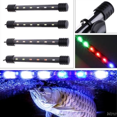 Barra de luces LED sumergible para acuario, 3,5 W, resistente al agua, enchufe europeo M09 ► Foto 1/6