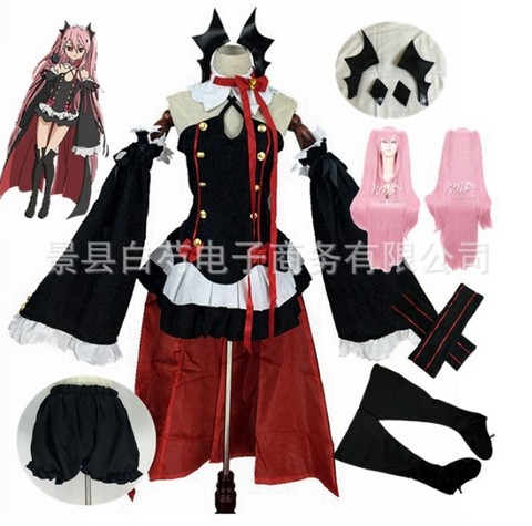 Disfraz de Cosplay de Anime, conjunto completo de traje de Cosplay de The End Owari no Seraph Krul Tepes ► Foto 1/5