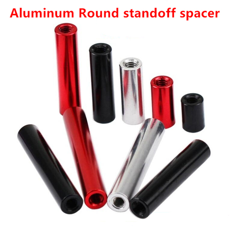 10 Uds espaciador de aluminio columna M3 * 4-50mm de aluminio separadores espaciadores redondas modelo espacio tornillo fpr piezas de control remoto ► Foto 1/4