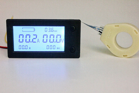 DC 300 V 100A 200A 400A digital amperímetro del voltímetro de la capacidad de la batería coulometer electricidad vatios-hora con Hall sensor ► Foto 1/5