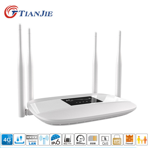 TianJie-enrutador Wifi portátil 4G CPE LTE con Sim, punto de acceso móvil de 150Mbps, Mini módem de banda ancha inalámbrica, 3G, 4G ► Foto 1/6