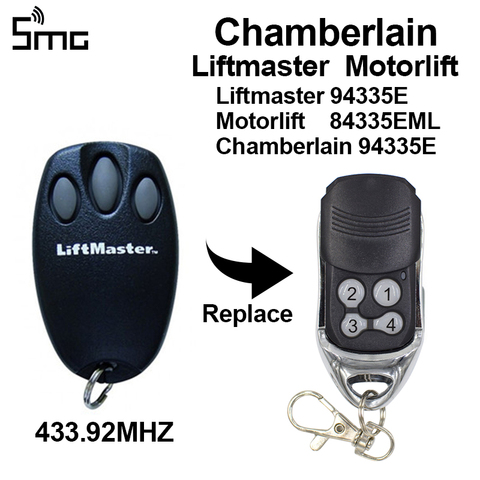 1 piezas Chamberlain Liftmaster Motorlift 94335E de Control remoto 1A5639-7... Liftmaster 94335E puerta de garaje ► Foto 1/6