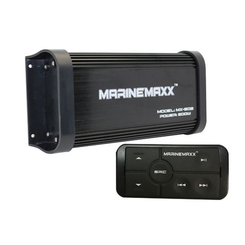 Amplificador de Audio con Bluetooth para coche, dispositivo estéreo MP3, USB, AUX, RAC, entrada AUX, con controlador, impermeable, 4 canales, 500W ► Foto 1/6