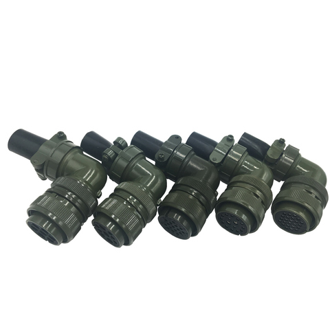 MIL-STD 5015 Servo conector estándar militar conectores de enchufe chapado en oro cobre 24-10 24-11 24 -5 24-7, 24-28 ► Foto 1/1