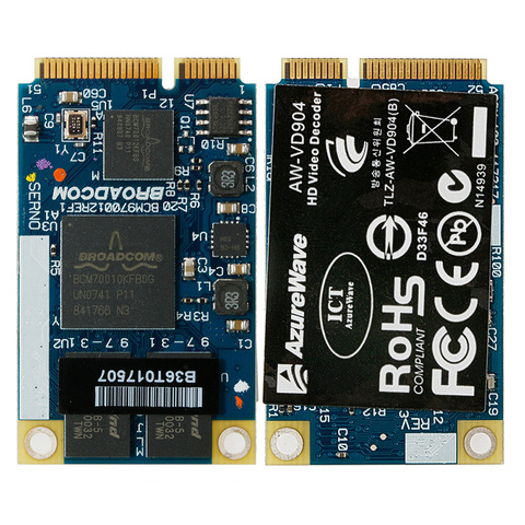 Decodificador BCM970012 BCM70012 HD, AW-VD904, Mini tarjeta PCIE para APPLE TV, Netbooks ► Foto 1/6