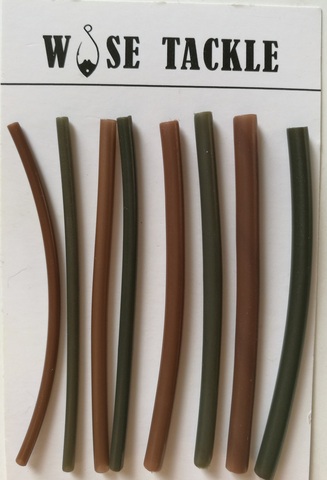 Tubo retráctil de calefacción de Wise Tackle para pesca de carpas, aparejos de pesca de color verde oscuro o marrón, 1,0mm, 1,5mm, 2,0mm y 2,5mm, 10 Uds. ► Foto 1/6