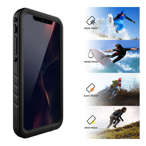 Funda impermeable para iPhone, funda a prueba de golpes para natación y buceo, para iPhone 12 Pro 11 Pro X XR XS MAX ► Foto 1/6