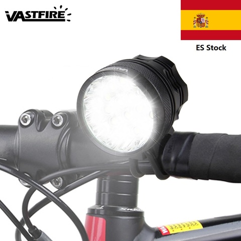 Faro delantero de bicicleta de 8000 Lm, luz trasera para Ciclismo de Carretera, linterna de seguridad ► Foto 1/6